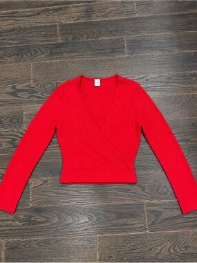 Twik V Neck Wrap Top